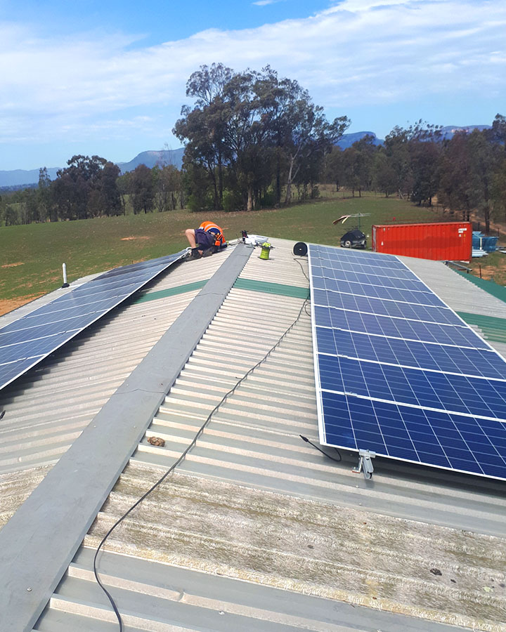 Power Depot, About. Solar panel installation.